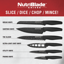 Load image into Gallery viewer, NutriBlade 6 Piece Non-Stick Knife Set
