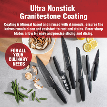 Load image into Gallery viewer, NutriBlade 6 Piece Non-Stick Knife Set
